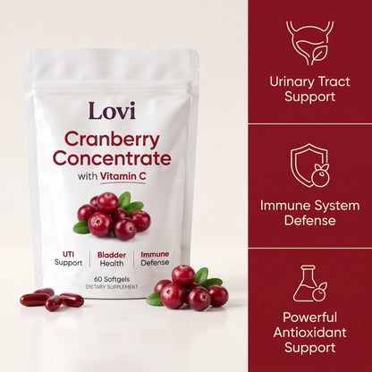 Cranberry Concentrate Softgels (40,000mg) Urinary Tract Support